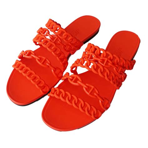 sandal hermes jelly|hermes jelly flat sandals.